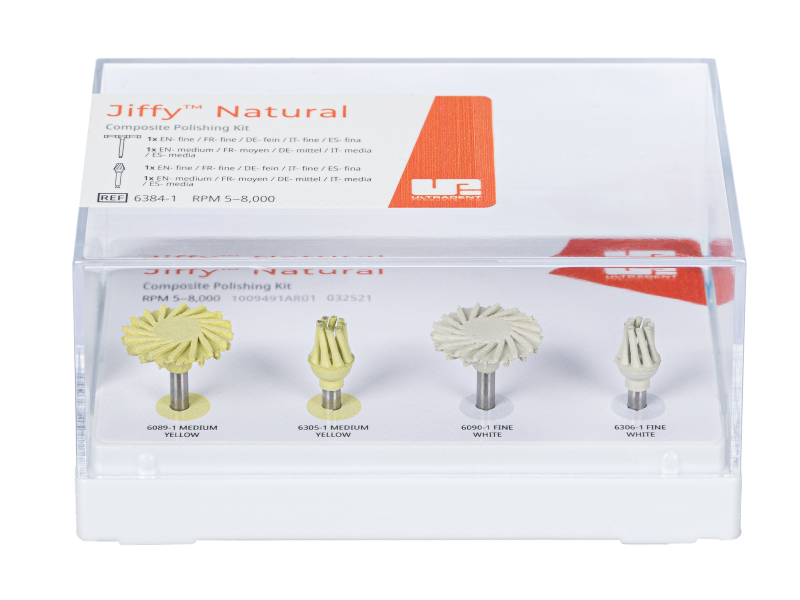 Jiffy Natural Composite Polishing Kit - plastic block  Jiffy Natural Composite Finishing & Polishing System 